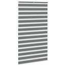 vidaXL zebrafüggönnyel sötét szürke szövetszélesség 120,9cm poliészter