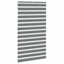 vidaXL zebrafüggönnyel sötét szürke szövetszélesség 130,9cm poliészter