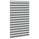 vidaXL zebrafüggönnyel sötét szürke szövetszélesség 135,9cm poliészter