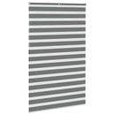 vidaXL zebrafüggönnyel sötét szürke szövetszélesség 135,9cm poliészter