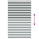 vidaXL zebrafüggönnyel sötét szürke szövetszélesség 135,9cm poliészter