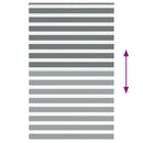 vidaXL zebrafüggönnyel sötét szürke szövetszélesség 145,9cm poliészter