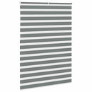 vidaXL zebrafüggönnyel sötét szürke szövetszélesség 150,9cm poliészter