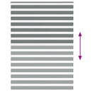 vidaXL zebrafüggönnyel sötét szürke szövetszélesség 150,9cm poliészter