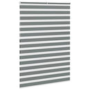 vidaXL zebrafüggönnyel sötét szürke szövetszélesség 155,9cm poliészter