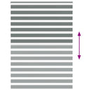 vidaXL zebrafüggönnyel sötét szürke szövetszélesség 155,9cm poliészter