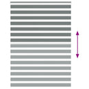 vidaXL zebrafüggönnyel sötét szürke szövetszélesség 160,9cm poliészter