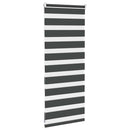 vidaXL zebrafüggönnyel fekete szövetszélesség 55,9 cm poliészter