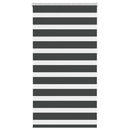 vidaXL zebrafüggönnyel fekete szövetszélesség 65,9 cm poliészter