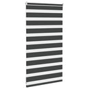 vidaXL zebrafüggönnyel fekete szövetszélesség 70,9 cm poliészter