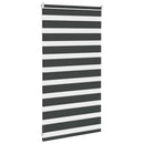 vidaXL zebrafüggönnyel fekete szövetszélesség 80,9 cm poliészter
