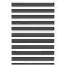 vidaXL zebrafüggönnyel fekete szövetszélesség 90,9 cm poliészter