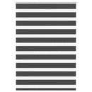 vidaXL zebrafüggönnyel fekete szövetszélesség 95,9 cm poliészter
