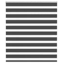 vidaXL zebrafüggönnyel fekete szövetszélesség 115,9 cm poliészter