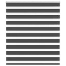 vidaXL zebrafüggönnyel fekete szövetszélesség 130,9 cm poliészter