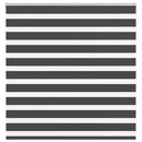 vidaXL zebrafüggönnyel fekete szövetszélesség 135,9 cm poliészter