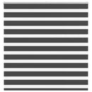 vidaXL zebrafüggönnyel fekete szövetszélesség 145,9 cm poliészter