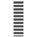 vidaXL zebrafüggönnyel fekete szövetszélesség 35,9 cm poliészter