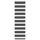vidaXL zebrafüggönnyel fekete szövetszélesség 45,9 cm poliészter