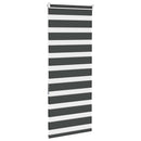 vidaXL zebrafüggönnyel fekete szövetszélesség 50,9 cm poliészter
