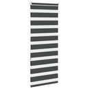 vidaXL zebrafüggönnyel fekete szövetszélesség 55,9 cm poliészter