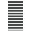 vidaXL zebrafüggönnyel fekete szövetszélesség 75,9 cm poliészter
