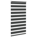 vidaXL zebrafüggönnyel fekete szövetszélesség 85,9 cm poliészter