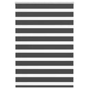 vidaXL zebrafüggönnyel fekete szövetszélesség 95,9 cm poliészter