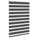 vidaXL zebrafüggönnyel fekete szövetszélesség 95,9 cm poliészter