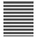 vidaXL zebrafüggönnyel fekete szövetszélesség 115,9 cm poliészter