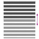 vidaXL zebrafüggönnyel fekete szövetszélesség 115,9 cm poliészter