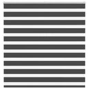 vidaXL zebrafüggönnyel fekete szövetszélesség 140,9 cm poliészter