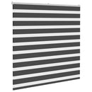 vidaXL zebrafüggönnyel fekete szövetszélesség 140,9 cm poliészter