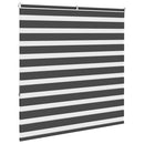vidaXL zebrafüggönnyel fekete szövetszélesség 140,9 cm poliészter