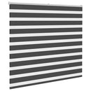 vidaXL zebrafüggönnyel fekete szövetszélesség 160,9 cm poliészter