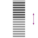 vidaXL zebrafüggönnyel fekete szövetszélesség 80,9 cm poliészter