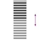 vidaXL zebrafüggönnyel fekete szövetszélesség 85,9 cm poliészter