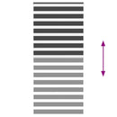 vidaXL zebrafüggönnyel fekete szövetszélesség 90,9 cm poliészter