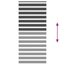 vidaXL zebrafüggönnyel fekete szövetszélesség 105,9 cm poliészter
