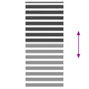vidaXL zebrafüggönnyel fekete szövetszélesség 110,9 cm poliészter