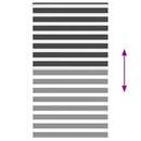 vidaXL zebrafüggönnyel fekete szövetszélesség 120,9 cm poliészter
