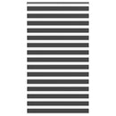 vidaXL zebrafüggönnyel fekete szövetszélesség 125,9 cm poliészter