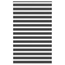 vidaXL zebrafüggönnyel fekete szövetszélesség 135,9 cm poliészter