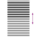 vidaXL zebrafüggönnyel fekete szövetszélesség 135,9 cm poliészter