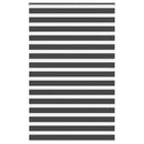 vidaXL zebrafüggönnyel fekete szövetszélesség 140,9 cm poliészter