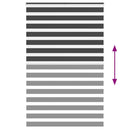 vidaXL zebrafüggönnyel fekete szövetszélesség 145,9 cm poliészter