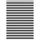 vidaXL zebrafüggönnyel fekete szövetszélesség 150,9 cm poliészter