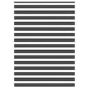 vidaXL zebrafüggönnyel fekete szövetszélesség 160,9 cm poliészter