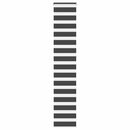 vidaXL zebrafüggönnyel fekete szövetszélesség 35,9 cm poliészter