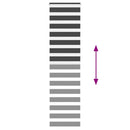 vidaXL zebrafüggönnyel fekete szövetszélesség 55,9 cm poliészter